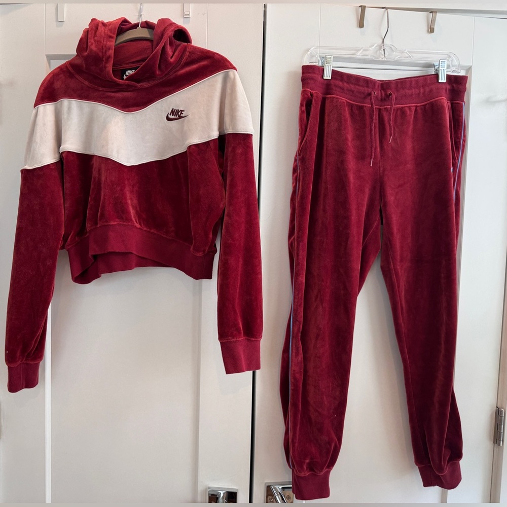 Retro Style Nike Velour Sweatsuit - SWEATSHIRT ONLY (matching set available)